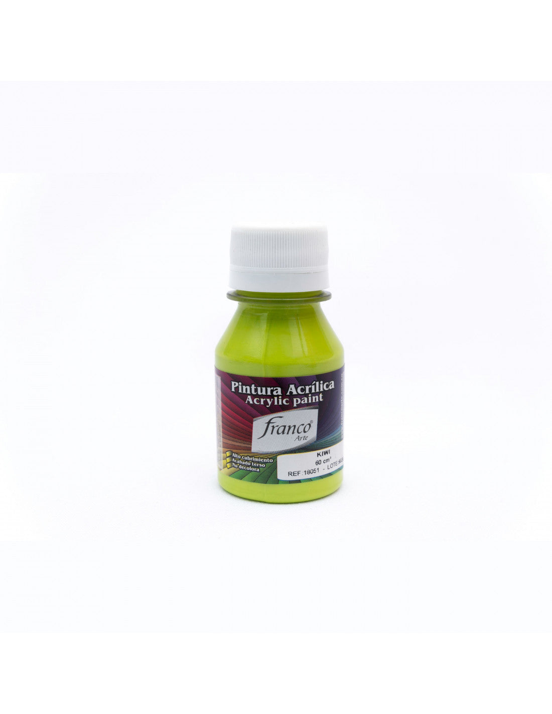 Pintura Acrílica Al Frío 60 ml Kiwi Franco Arte