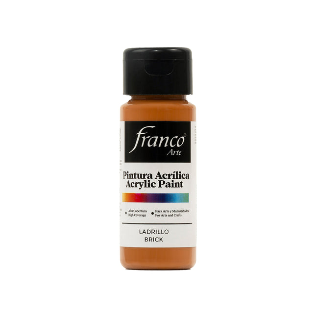Pintura Acrílica Al Frío 60 ml Ladrillo Franco Arte