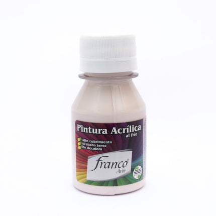 Pintura Acrílica Al Frío Rosa Bebé 60 ml Franco Arte
