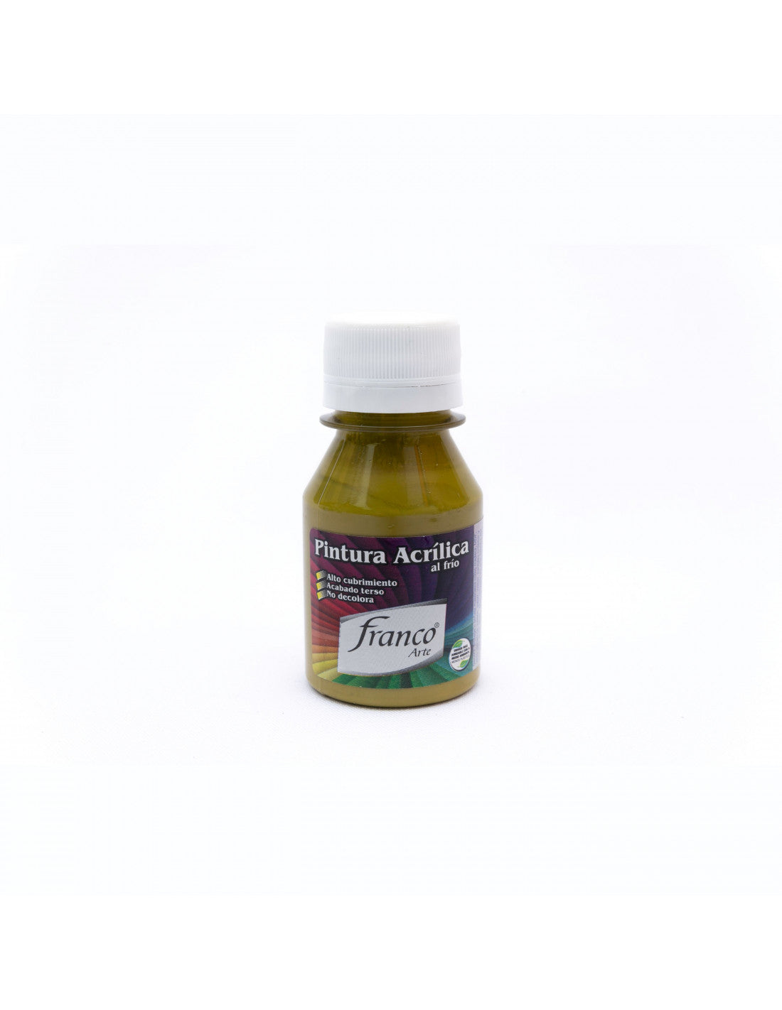 Pintura Acrílica Al Frío 60 ml Verde Óxido Franco Arte