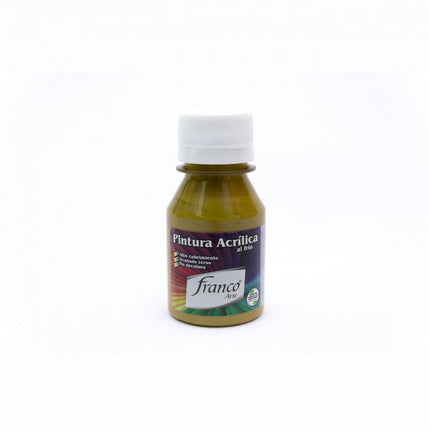 Pintura Acrílica Al Frío Verde Óxido 60 ml Franco Arte