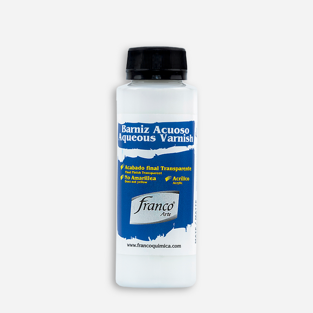 Barniz Acuoso Mate 120 ml Franco Arte