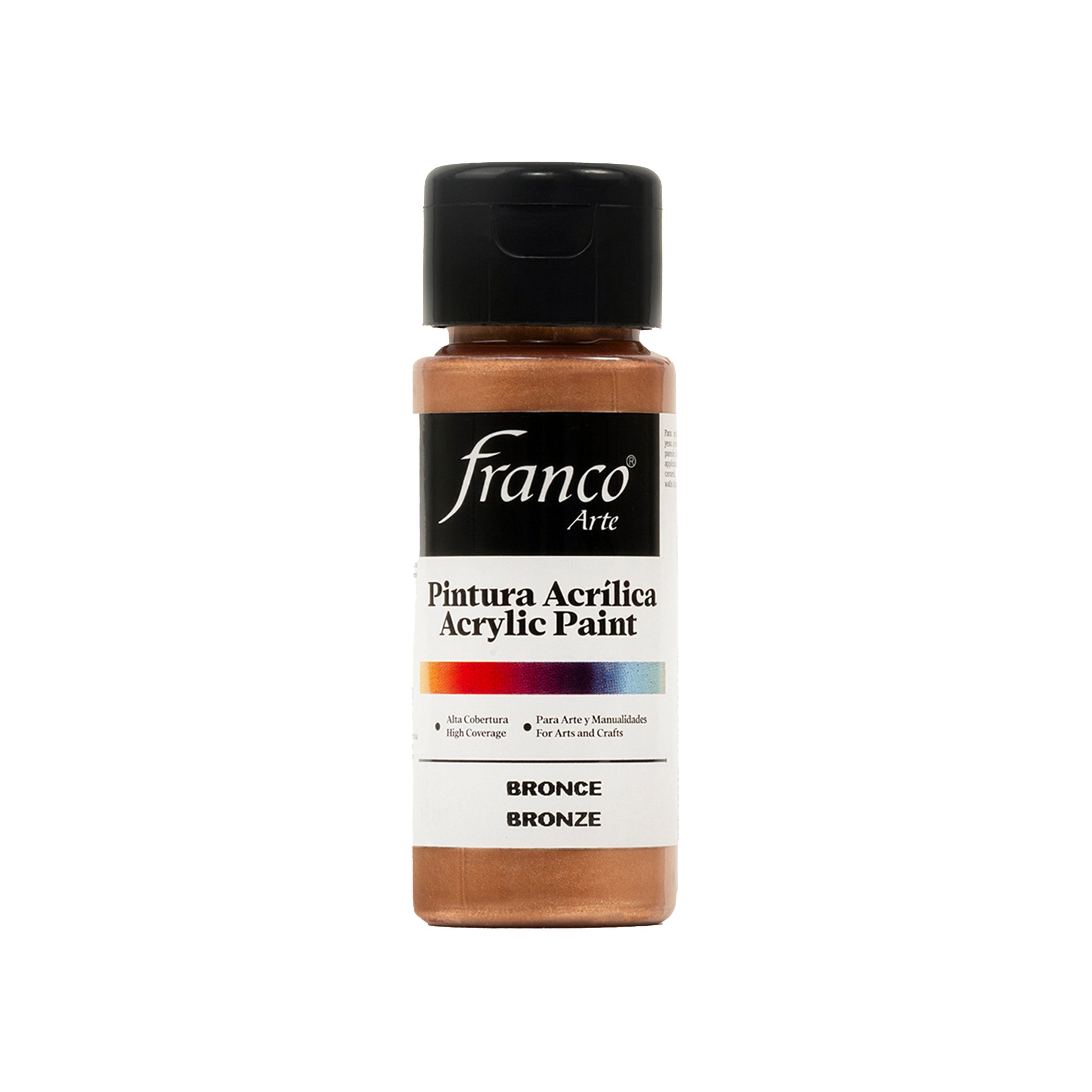 Pintura Acrílica Al Frío 60 ml Bronce Franco Arte