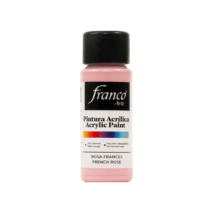 Pintura Acrílica Al Frío 60 ml Rosa Francés Franco Arte