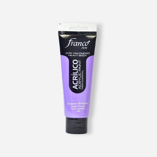 Acrílico 100 ml Púrpura Brillante Franco Arte
