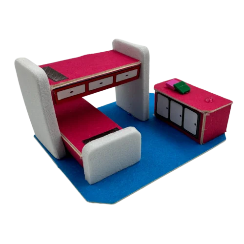 Camarote Foamy Miniatura Para Maquetas | El Trebol