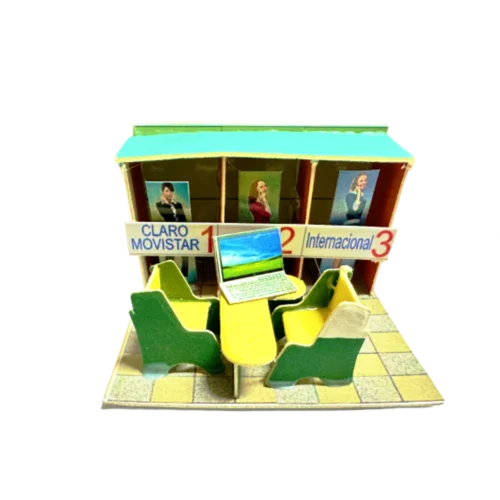 Cabinas Telefónicas Miniatura Para Maquetas | El Trebol