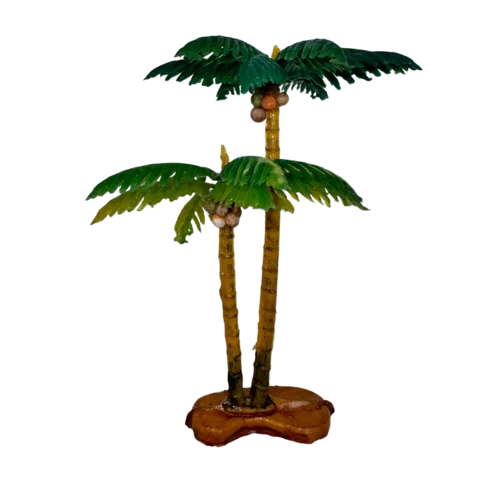 Palmas Plásticas Miniatura x2 Para Maquetas | El Trebol