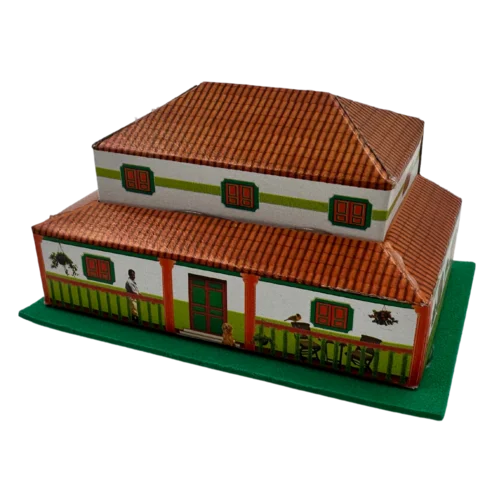 Casa Campestre Miniatura Para Maquetas | El Trebol