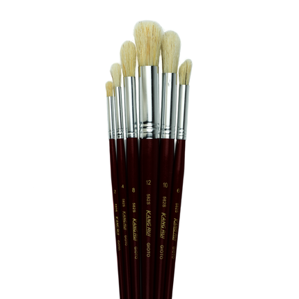 Pincel Redondo De Cerda x6 | Gioto