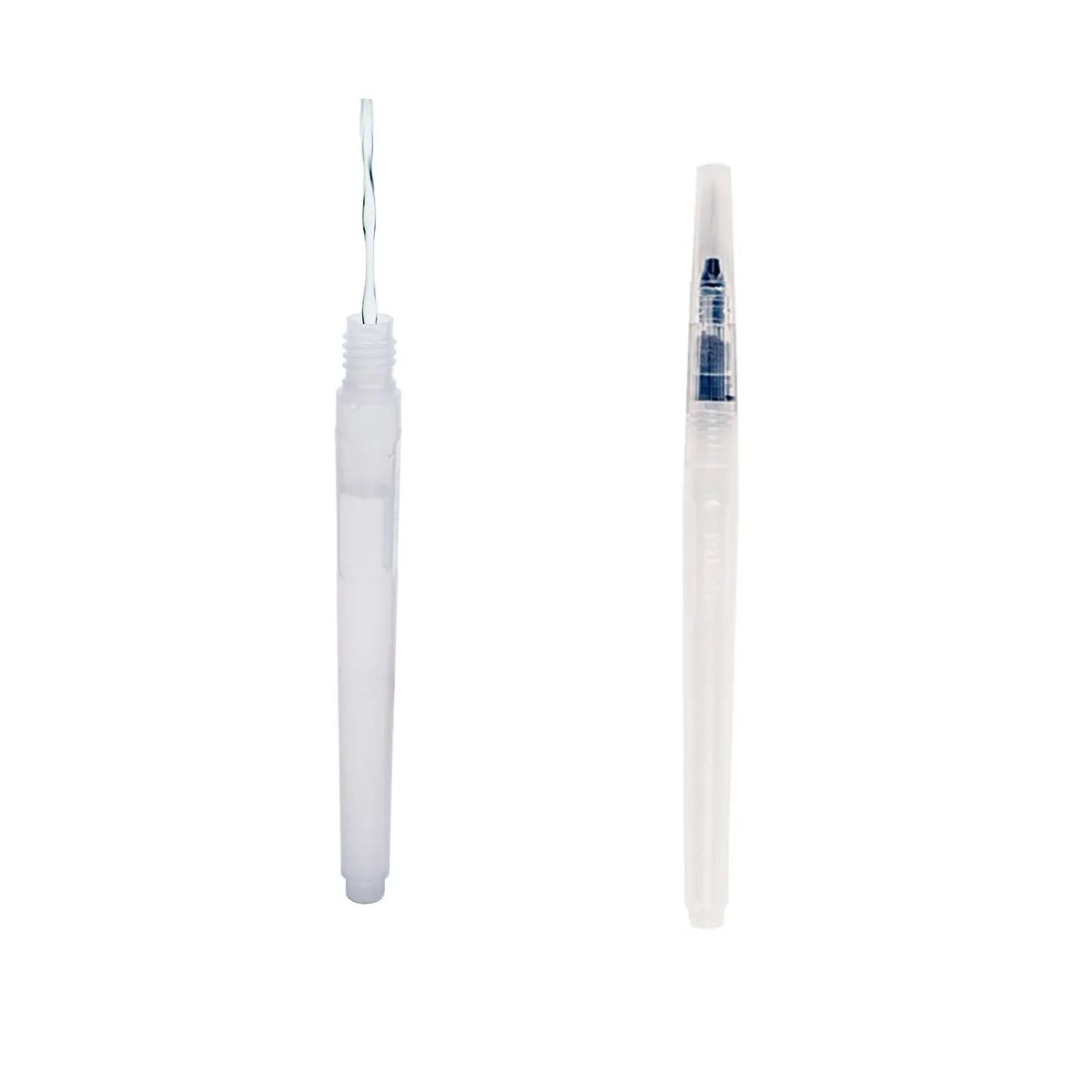 Pincel redondo recargable Giotto con depósito de agua, ideal para acuarela, mezclas y degradados en técnicas húmedas.