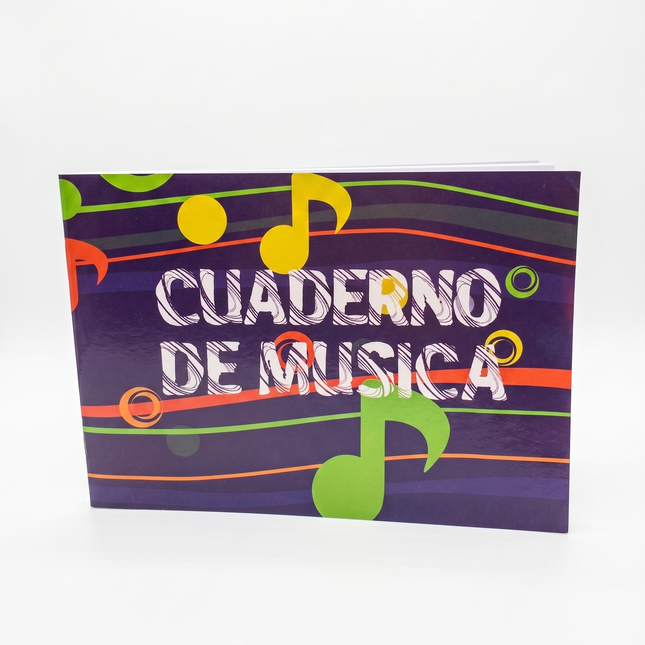 Cuaderno De Música Pentagramado Pequeño