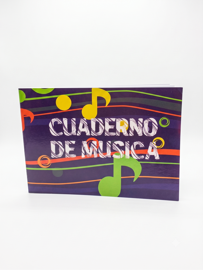 Cuaderno De Música Pentagramado Pequeño