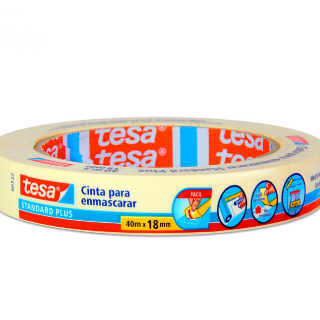 Cinta Enmascarar multipropósito 40 m x 18 mm Tesa