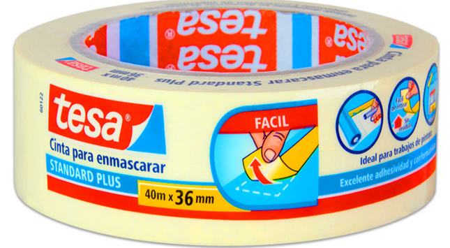 Cinta Enmascarar multipropósito 40 m x 36 mm Tesa