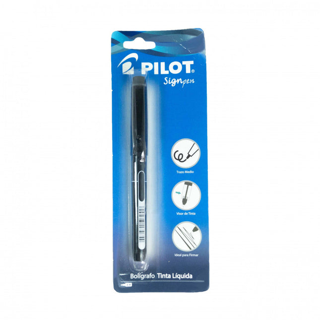 Boligrafo Sign Pen Negro Pilot