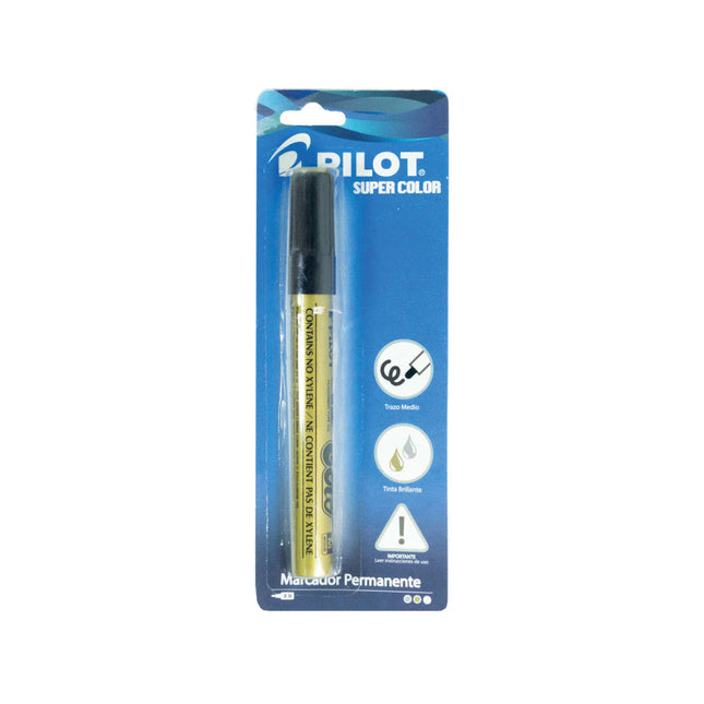 Marcador Permanente Supercolor Trazo Medio Pilot
