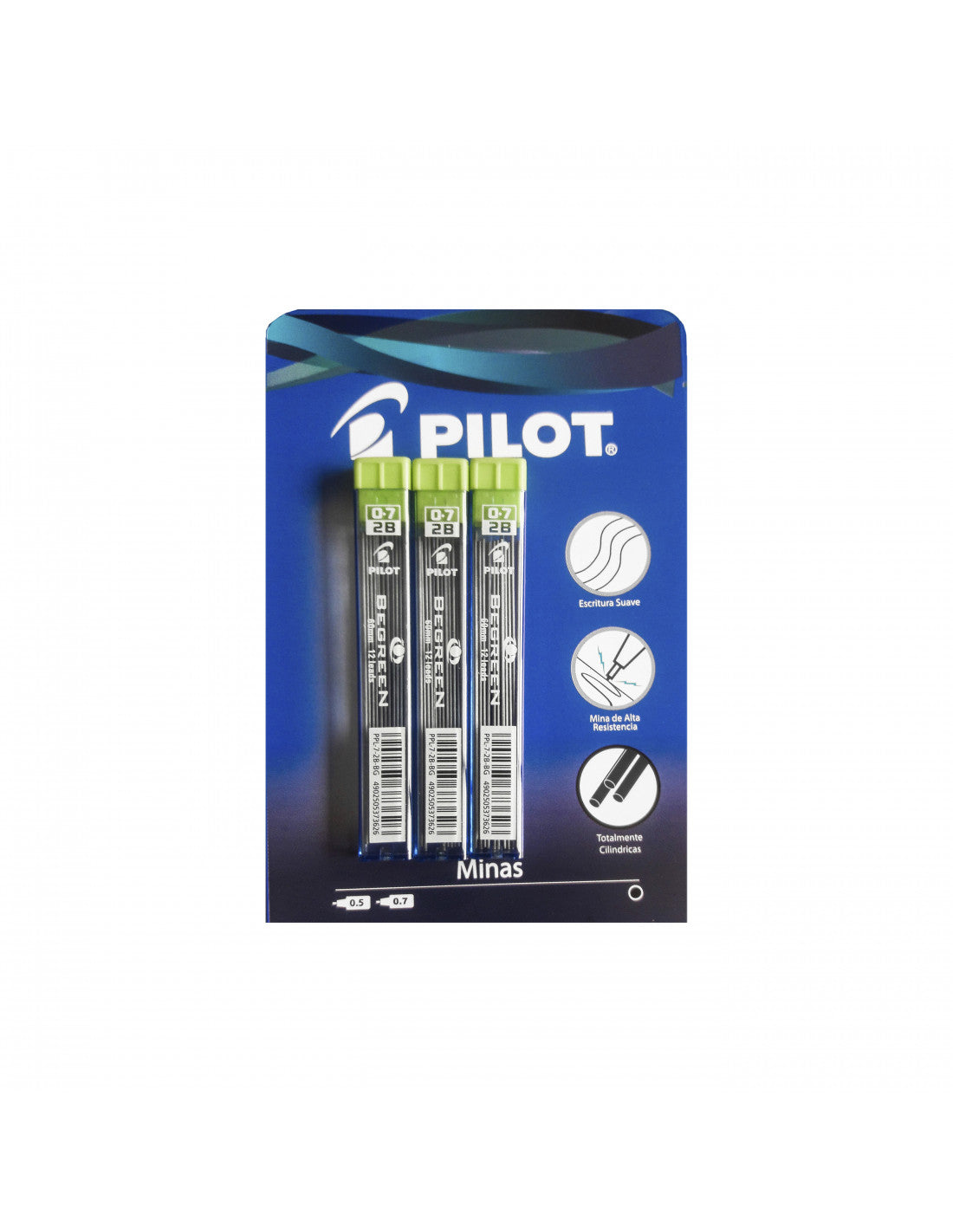 Minas 0.7 Mm 2B X3 Pilot