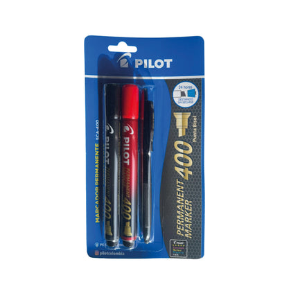Marcador Permanente 400 X 2 Surtido Pilot