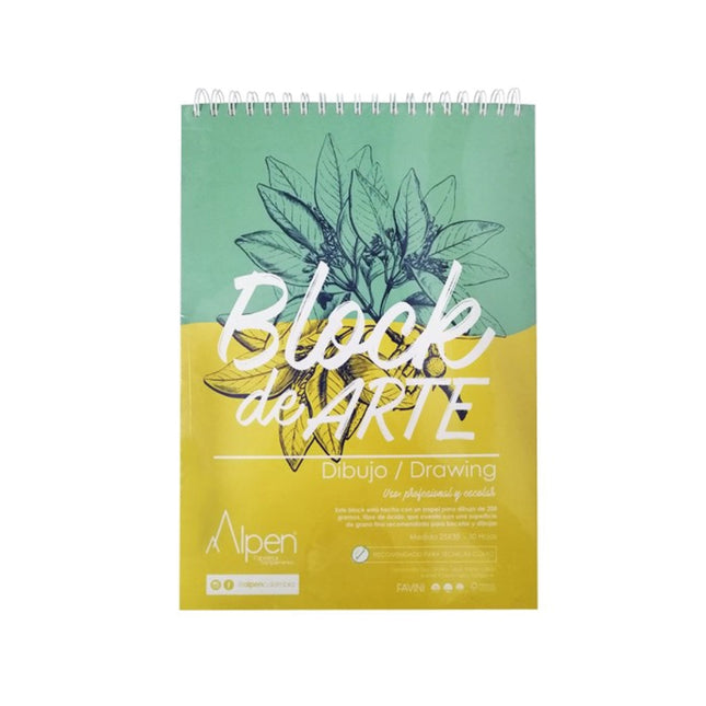 Block de arte Alpen Dibujo 200 gr