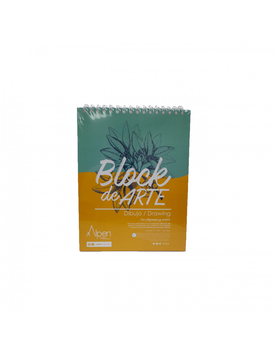 Block de arte Alpen Dibujo 200 gr