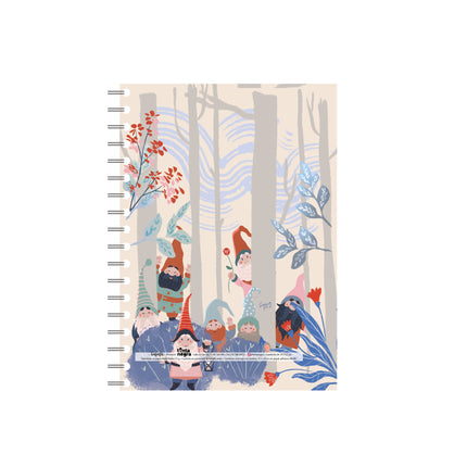 Cuaderno Argollado Mediano Despertar Tinta Negra