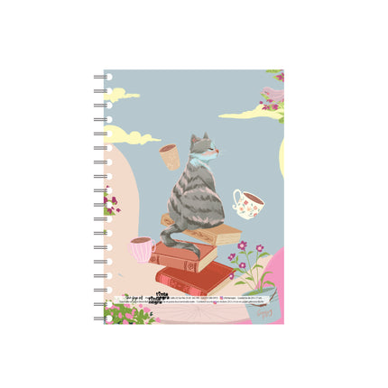 Cuaderno Argollado Mediano Give Yourself Tinta Negra