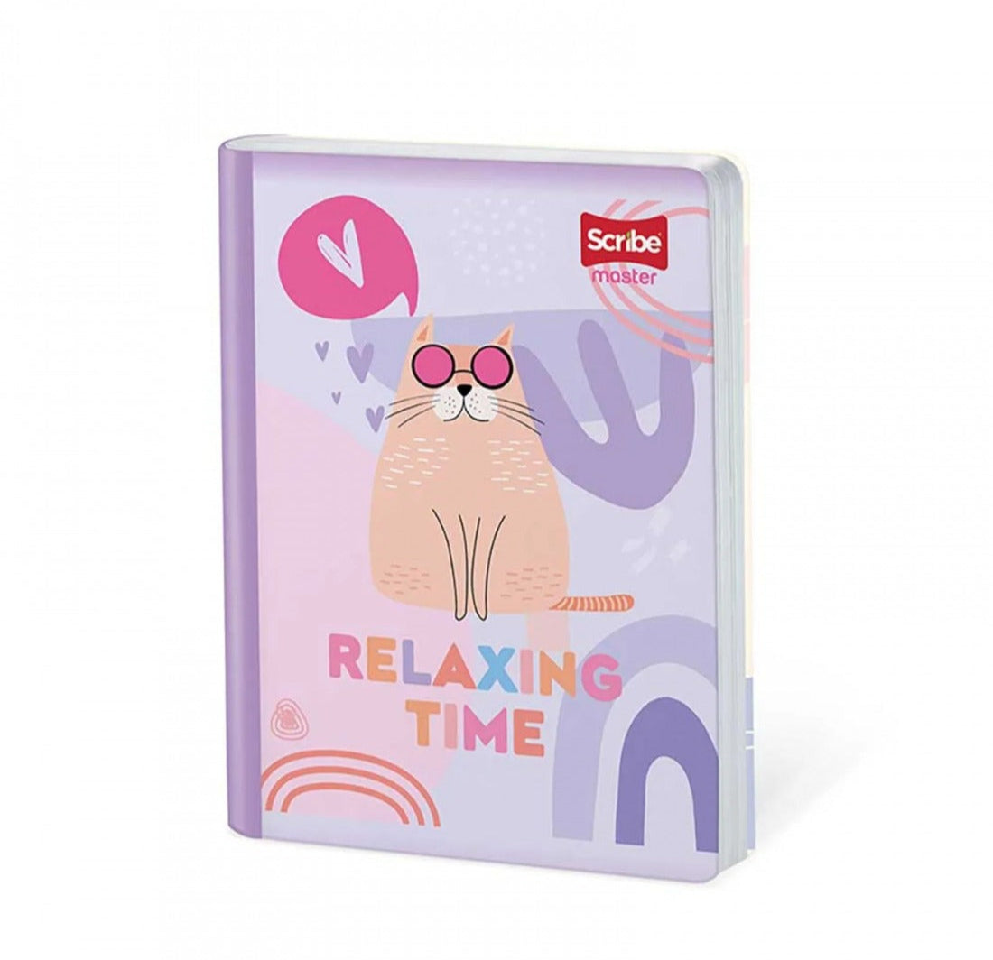 Cuaderno Cosido  Master Femenino 100 Hojas Rayado Scribe