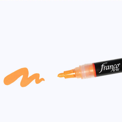 Marcador Acrílico Naranja Franco Arte