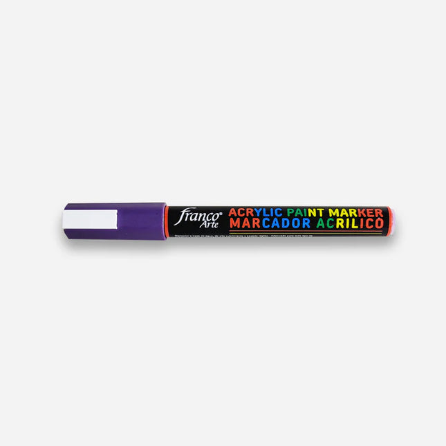 Marcador Acrílico Violeta Oscuro Franco Arte