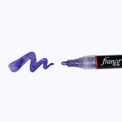 Marcador Acrílico Violeta Metalizado Franco Arte