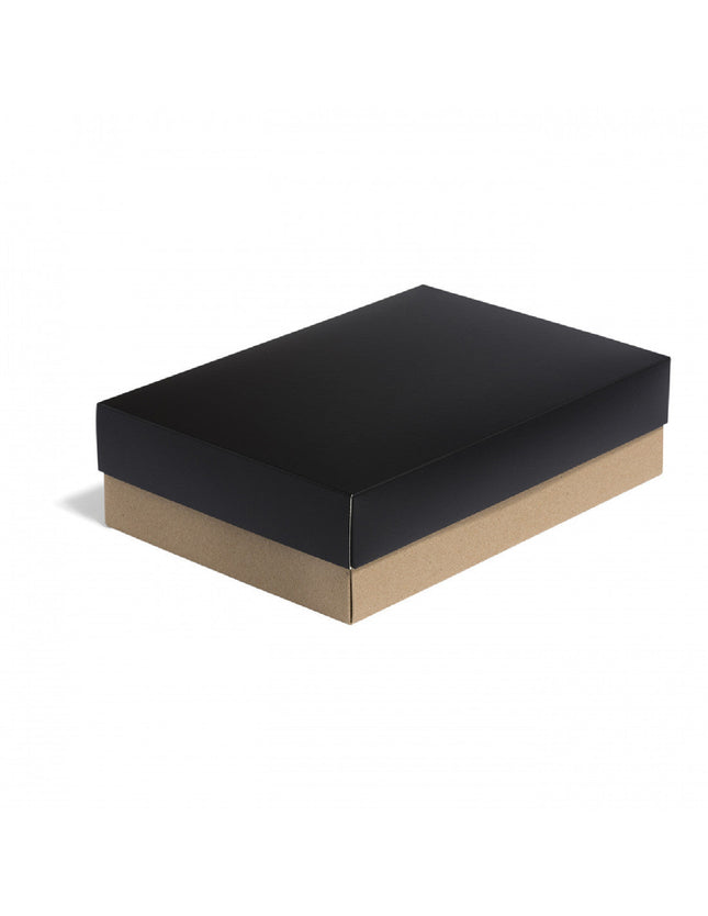 Caja de regalo Peach Negra mediana