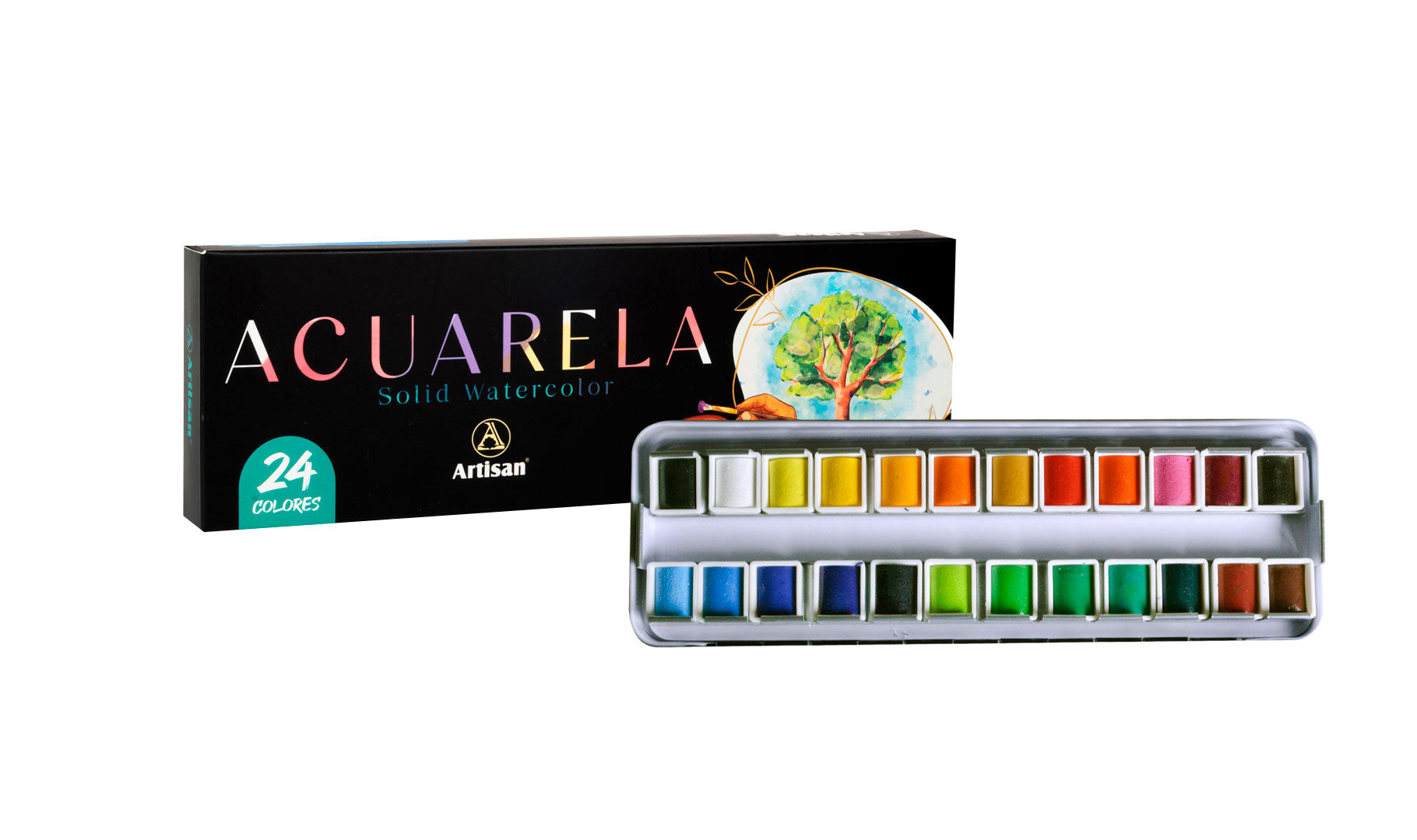 Acuarela x24 Unidades Artisan