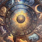 Rompecabezas Circular En Madera Zodiaco Ingenio Destreza