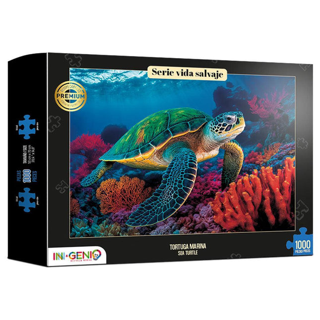 Rompecabezas 1000 Piezas Tortuga Marina Ingenio Destreza