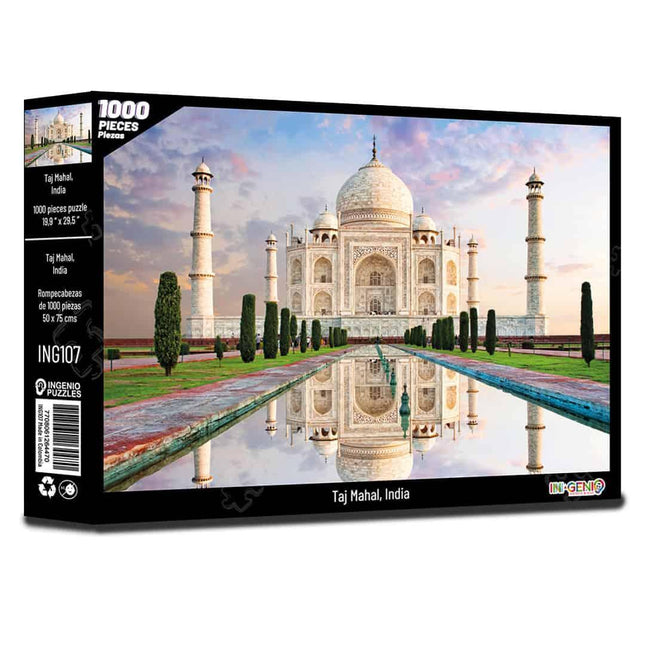 Rompecabezas 1000 Piezas Taj Mahal India Ingenio Destreza