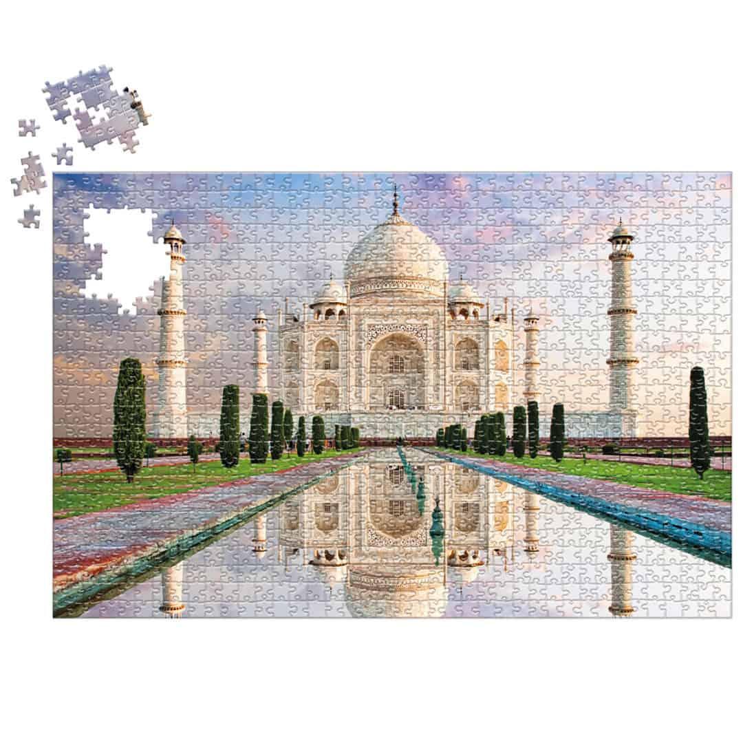 Rompecabezas 1000 Piezas Taj Mahal India Ingenio Destreza