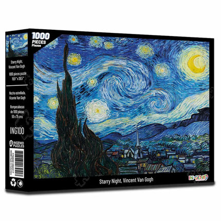 Rompecabezas 1000 Piezas La Noche Estrellada Ingenio Destreza
