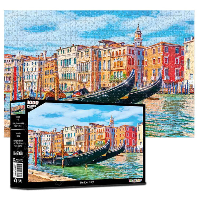 Rompecabezas 1000 Piezas Venice Ingenio Destreza