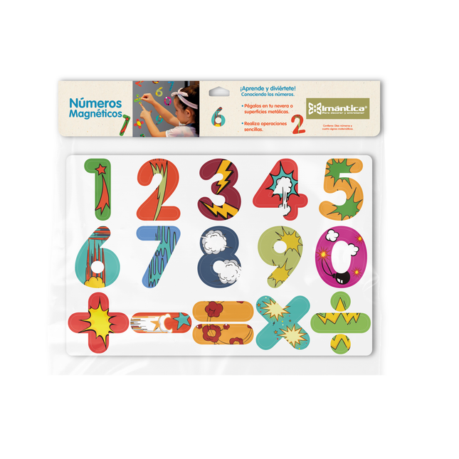 Abecedario Magnético 9 Números Y 5 Signos | Imántica