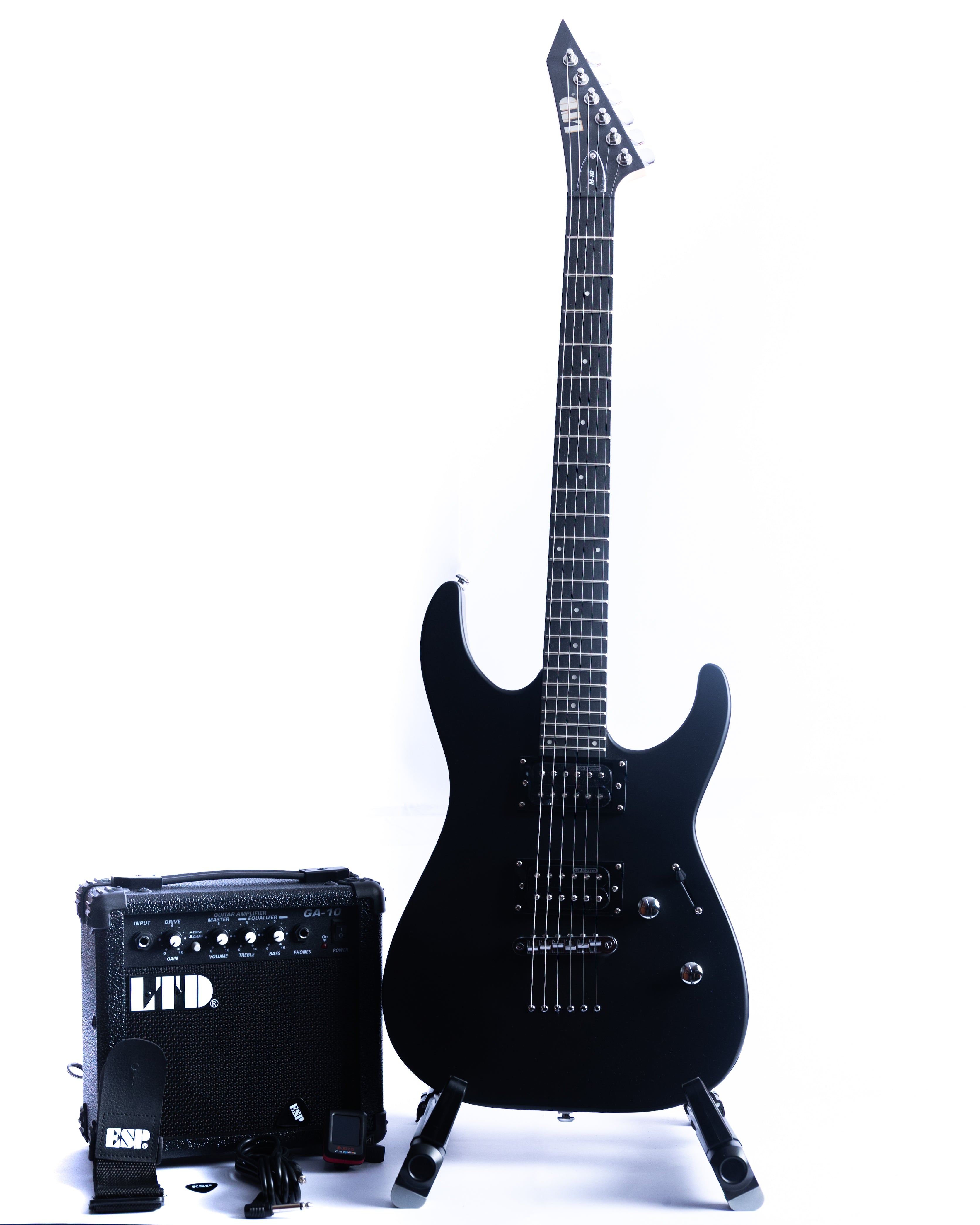 Kit Guitarra Eléctrica M10 Black LTD