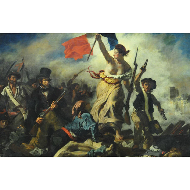 Rompecabezas 1000 Piezas Mini A3 La Libertad Guiando Al Pueblo Ingenio Destreza