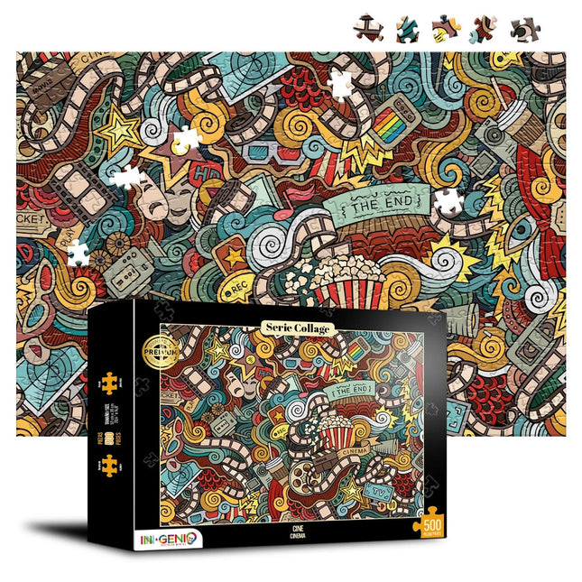 Rompecabezas 500 Piezas Cine Ingenio Destreza