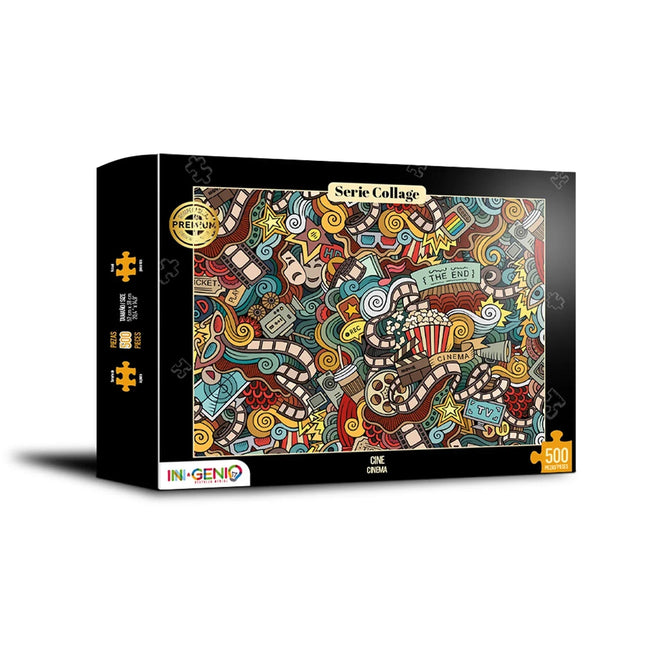 Rompecabezas 500 Piezas Cine Ingenio Destreza