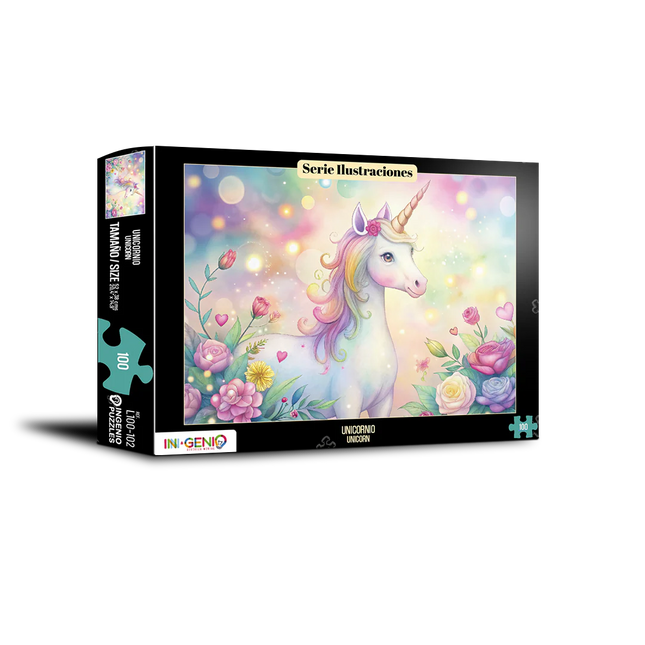 Rompecabezas 100 Piezas Unicornio | Ingenio Destreza