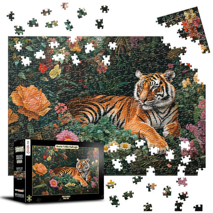 Rompecabezas 500 Piezas Tigre De Bengala | Ingenio Destreza