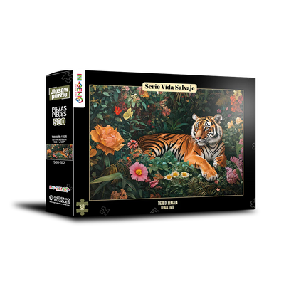 Rompecabezas 500 Piezas Tigre De Bengala | Ingenio Destreza