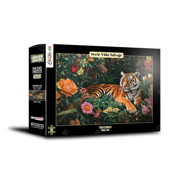 Rompecabezas 500 Piezas Tigre De Bengala | Ingenio Destreza