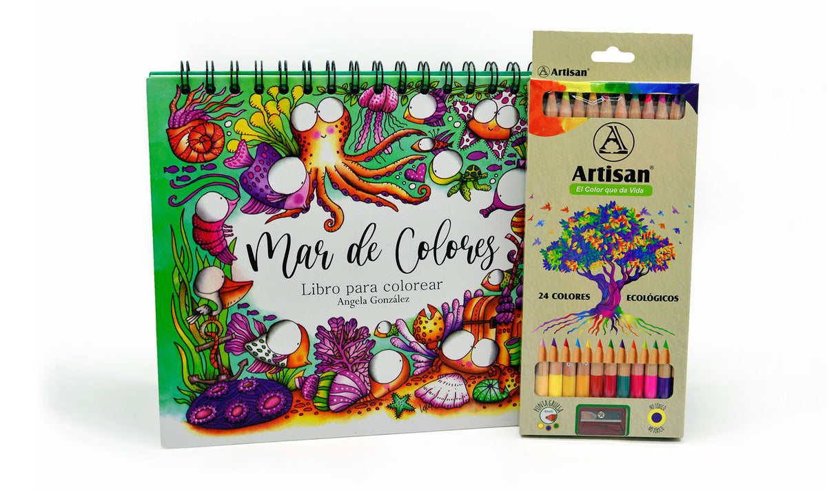 Kit Libro Mar De Colores Lala Con Colores x24 Unidades Artisan