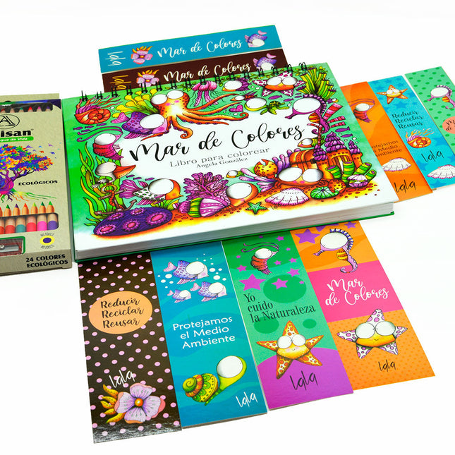Kit Libro Mar de Colores Lala más Colores x24 Artisan